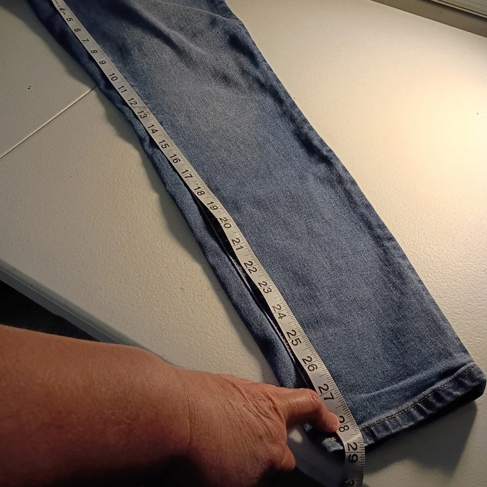 Tommy Hilfiger Womens High Rise Skinny Jeans Medium Wash Blue Size 10 Stretch